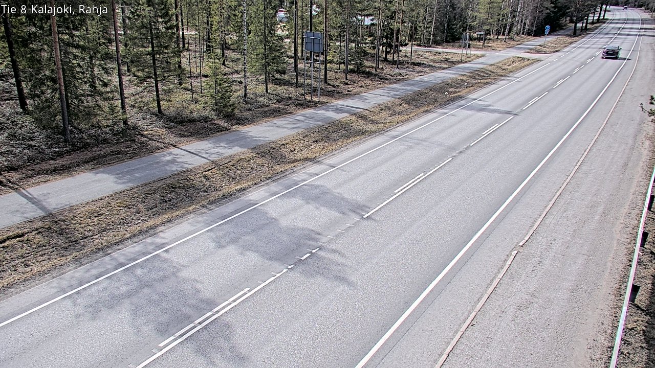 Weather Camera Image Väg 8 Kalajoki, Rahja, Kalajoki, Pohjois-Pohjanmaa