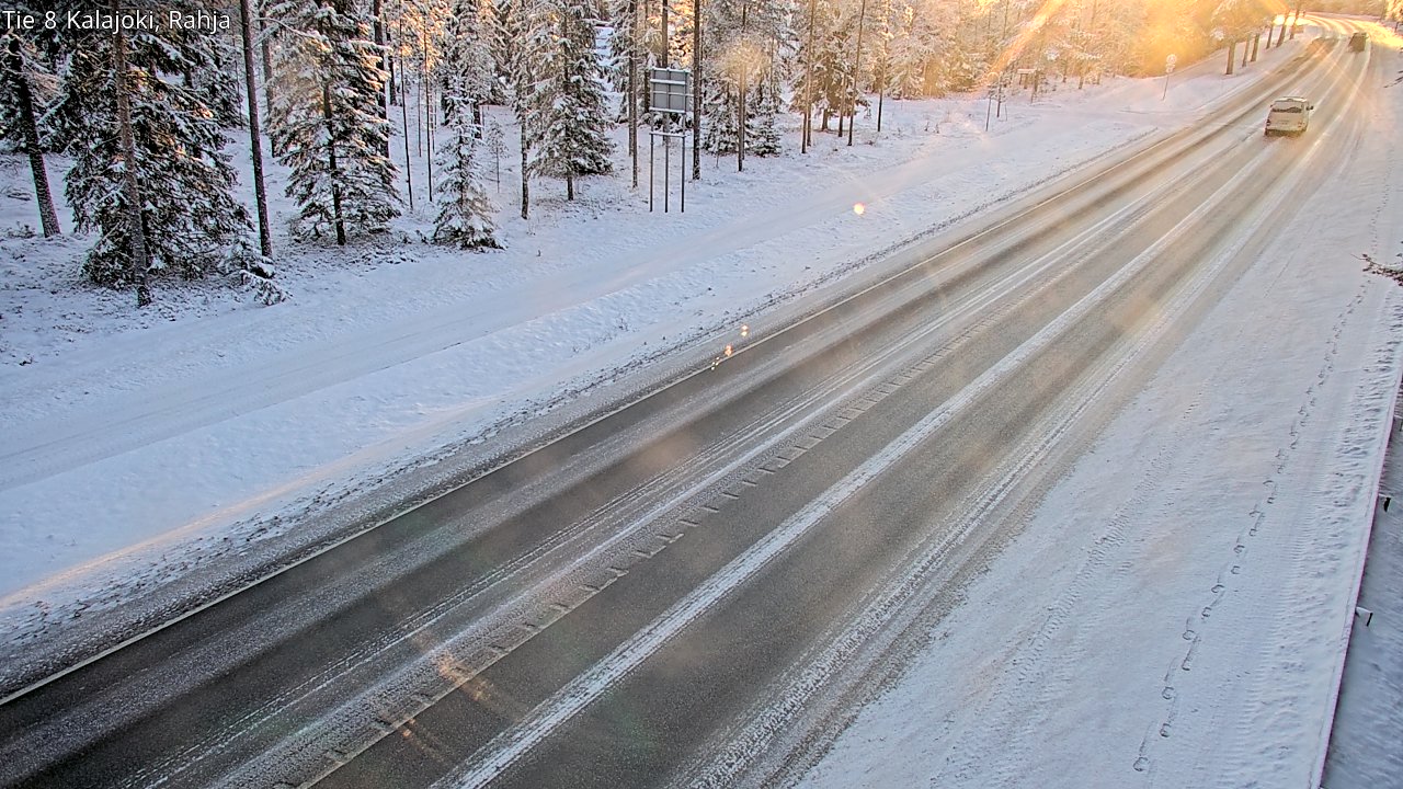 Weather Camera Image Väg 8 Kalajoki, Rahja, Kalajoki, Pohjois-Pohjanmaa