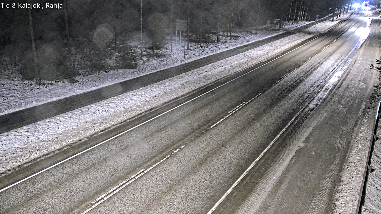 Weather Camera Image Väg 8 Kalajoki, Rahja, Kalajoki, Pohjois-Pohjanmaa