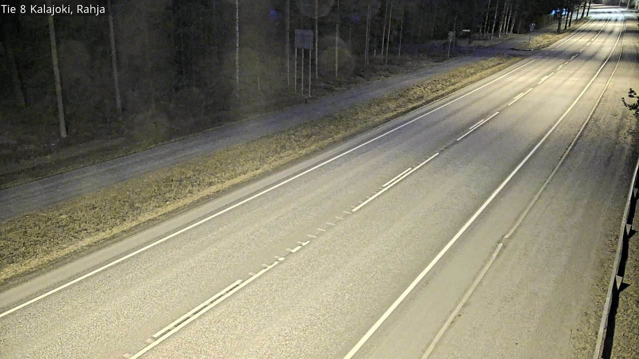 Weather Camera Image Road 8 Kalajoki, Rahja, Kalajoki, Pohjois-Pohjanmaa