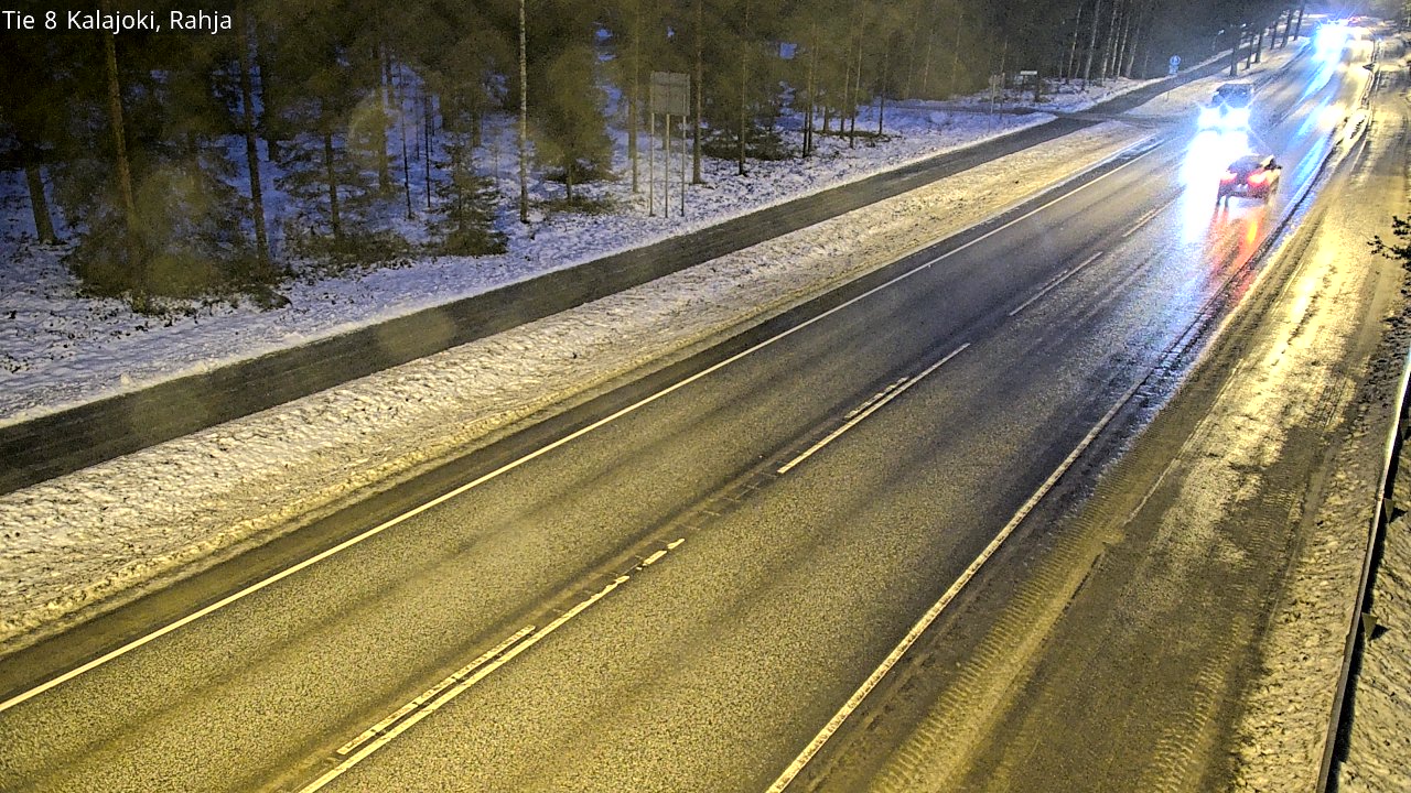 Weather Camera Image Road 8 Kalajoki, Rahja, Kalajoki, Pohjois-Pohjanmaa