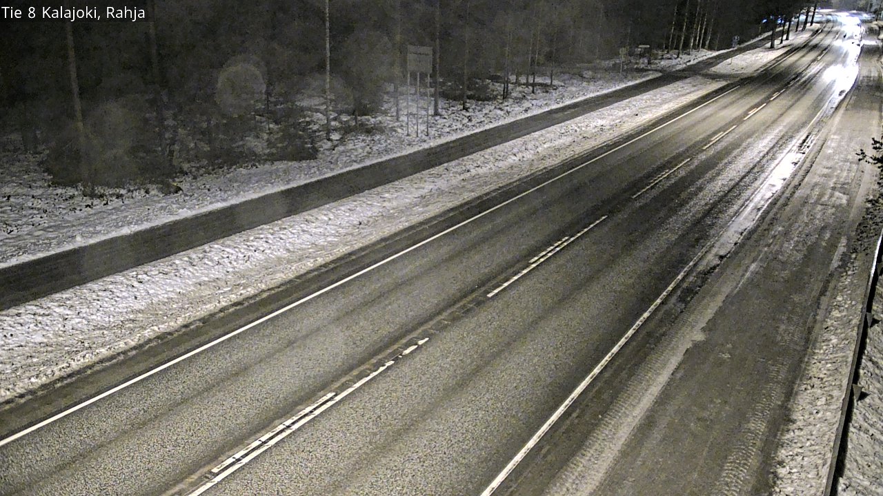 Weather Camera Image Väg 8 Kalajoki, Rahja, Kalajoki, Pohjois-Pohjanmaa