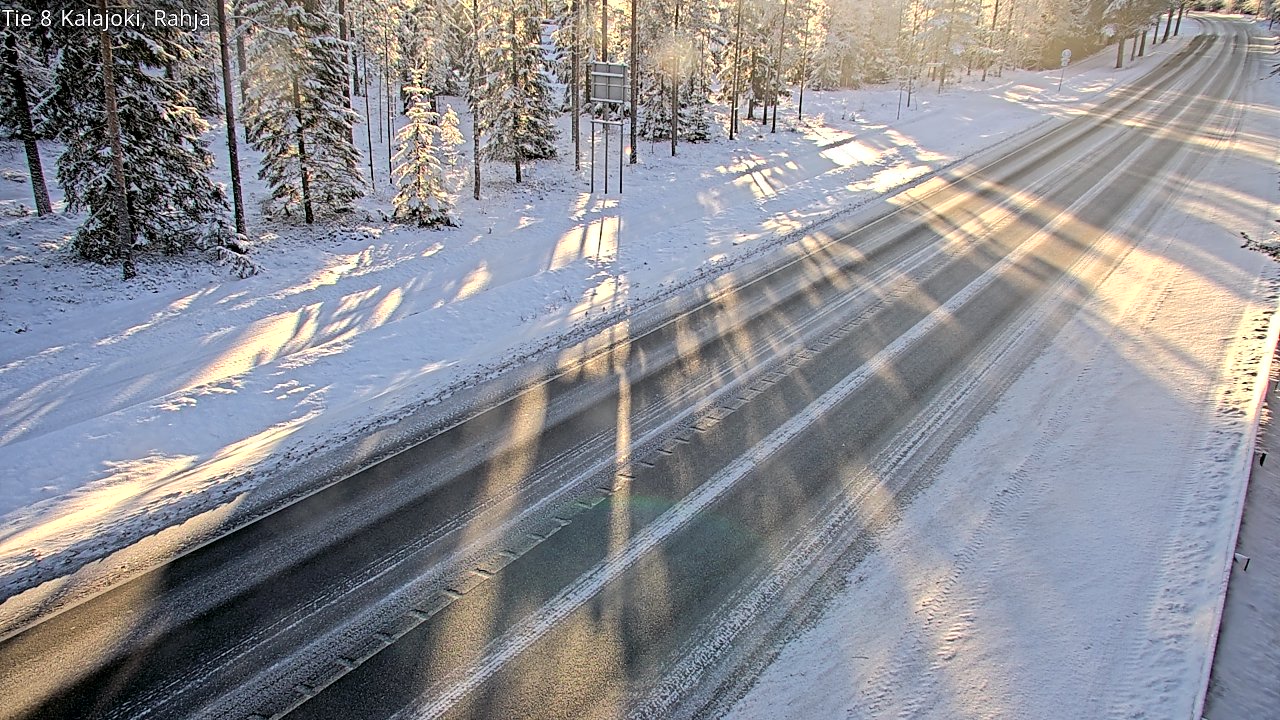 Weather Camera Image Väg 8 Kalajoki, Rahja, Kalajoki, Pohjois-Pohjanmaa