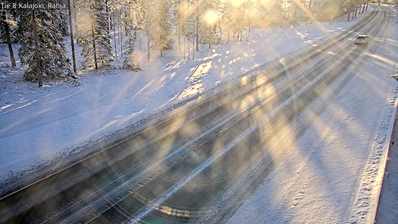 Weather Camera Image Väg 8 Kalajoki, Rahja, Kalajoki, Pohjois-Pohjanmaa