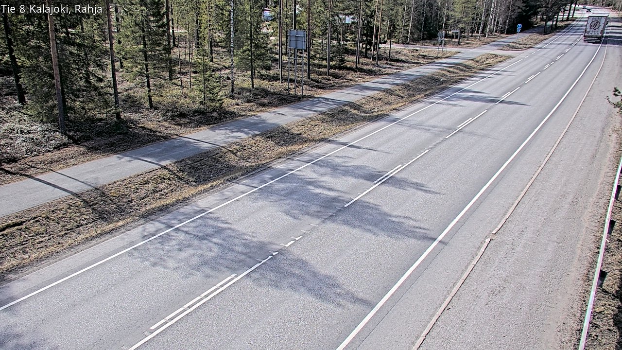 Weather Camera Image Väg 8 Kalajoki, Rahja, Kalajoki, Pohjois-Pohjanmaa