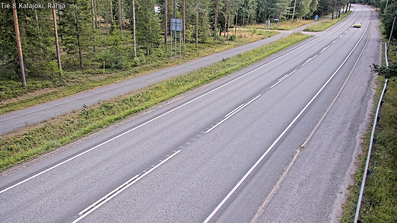 Kelikamerat Kuva Tie 8 Kalajoki, Rahja, Kalajoki, Pohjois-Pohjanmaa