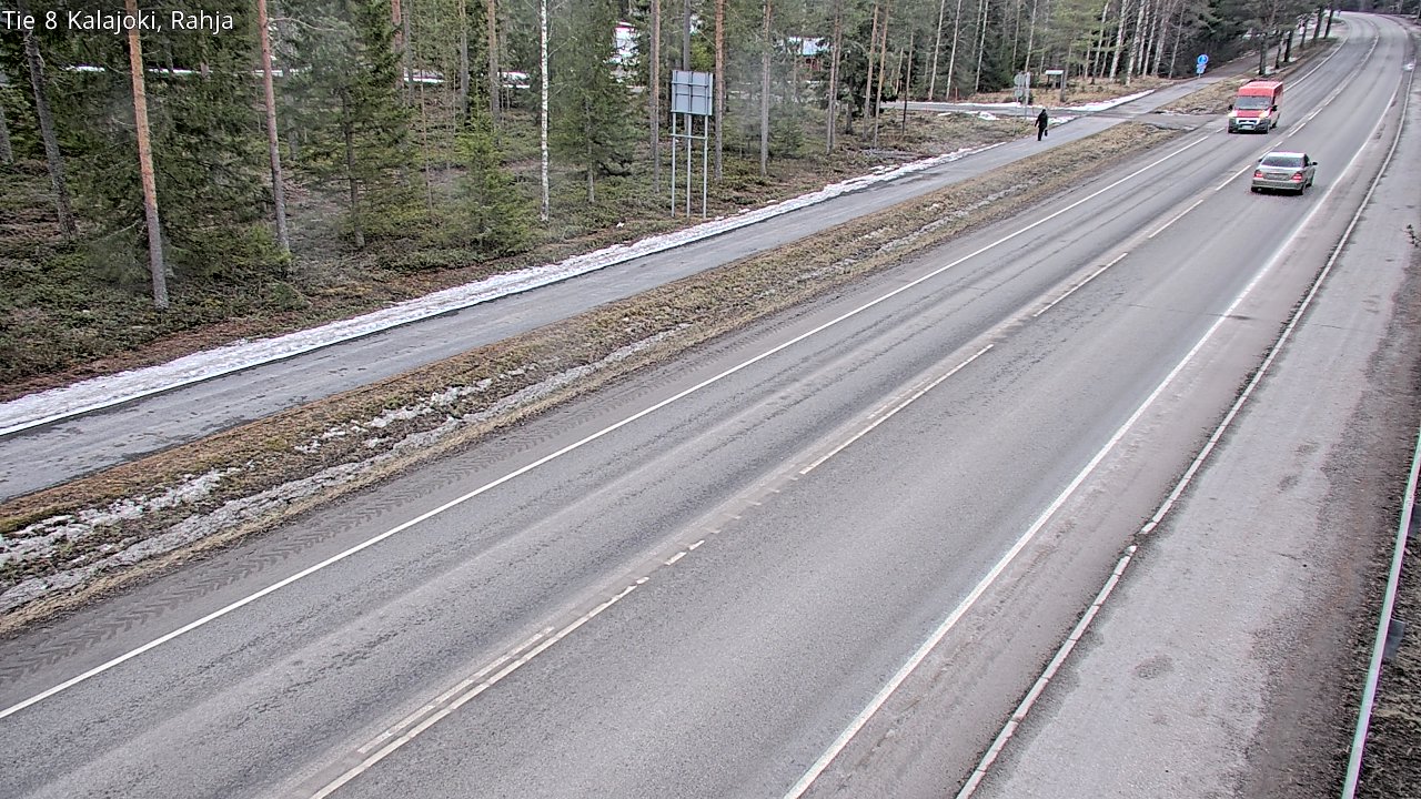 Weather Camera Image Väg 8 Kalajoki, Rahja, Kalajoki, Pohjois-Pohjanmaa