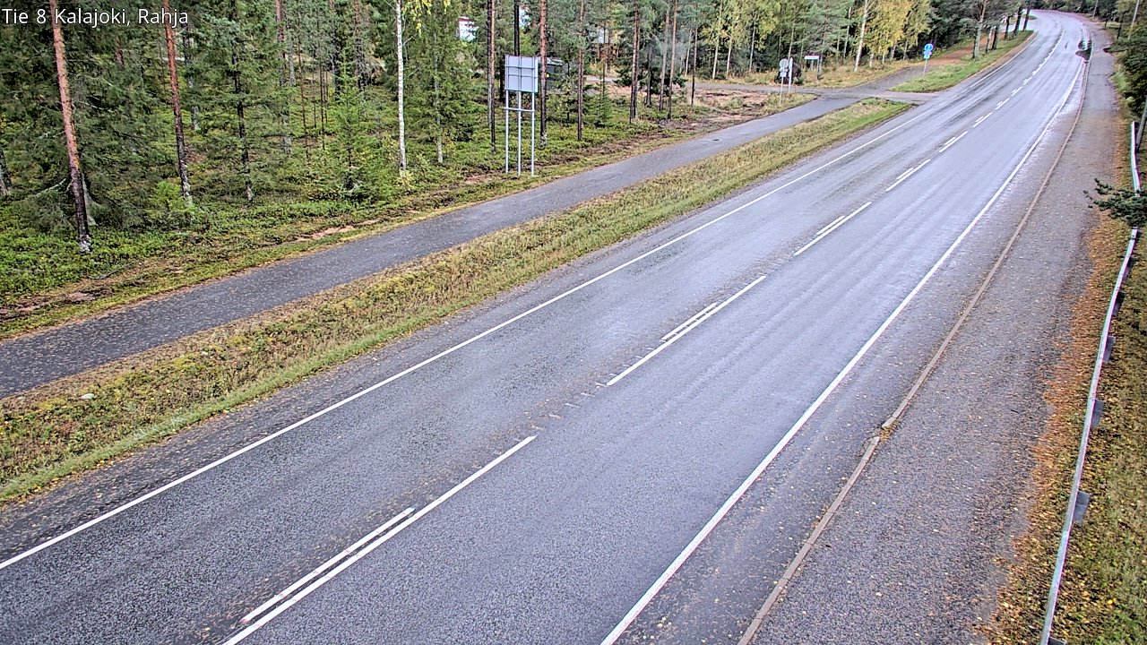 Weather Camera Image Väg 8 Kalajoki, Rahja, Kalajoki, Pohjois-Pohjanmaa
