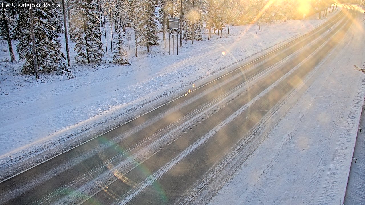 Weather Camera Image Road 8 Kalajoki, Rahja, Kalajoki, Pohjois-Pohjanmaa