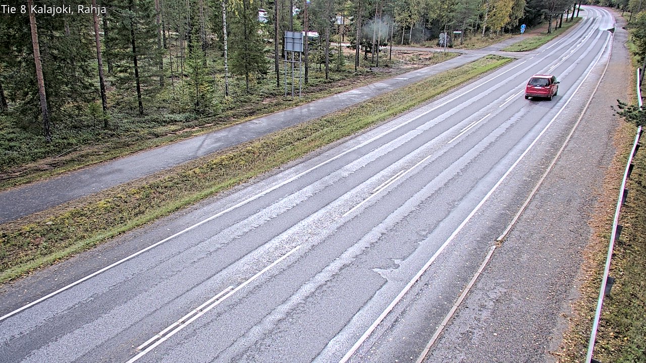 Weather Camera Image Väg 8 Kalajoki, Rahja, Kalajoki, Pohjois-Pohjanmaa