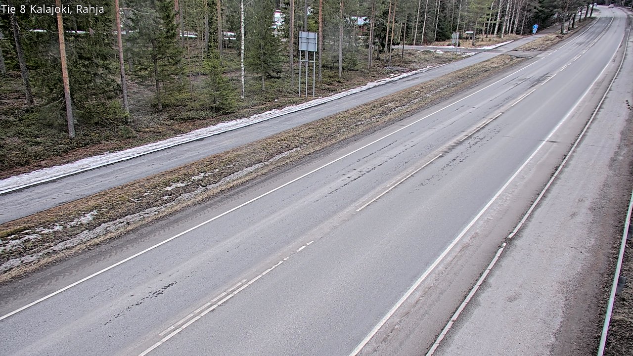 Weather Camera Image Väg 8 Kalajoki, Rahja, Kalajoki, Pohjois-Pohjanmaa