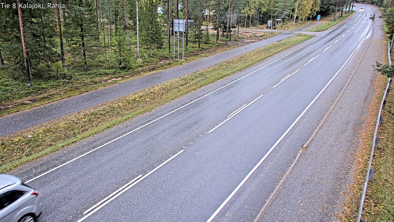 Weather Camera Image Väg 8 Kalajoki, Rahja, Kalajoki, Pohjois-Pohjanmaa