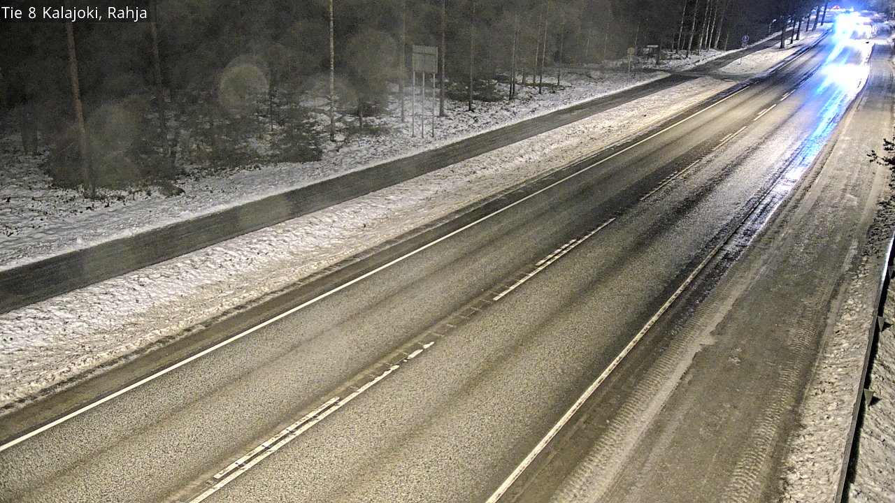Weather Camera Image Väg 8 Kalajoki, Rahja, Kalajoki, Pohjois-Pohjanmaa