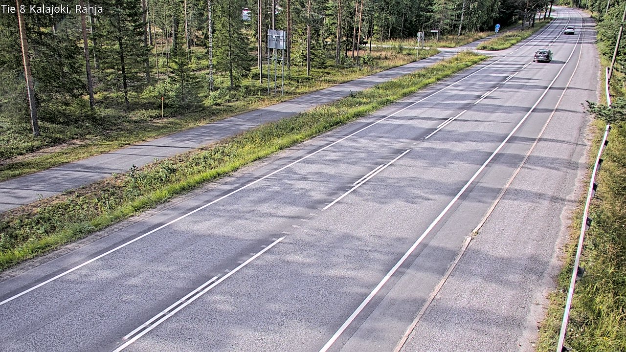 Kelikamerat Kuva Tie 8 Kalajoki, Rahja, Kalajoki, Pohjois-Pohjanmaa