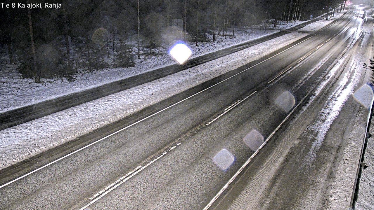 Weather Camera Image Väg 8 Kalajoki, Rahja, Kalajoki, Pohjois-Pohjanmaa