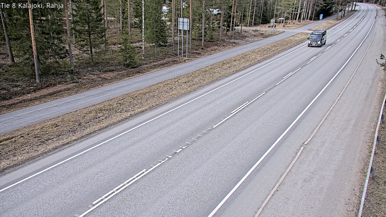 Weather Camera Image Road 8 Kalajoki, Rahja, Kalajoki, Pohjois-Pohjanmaa
