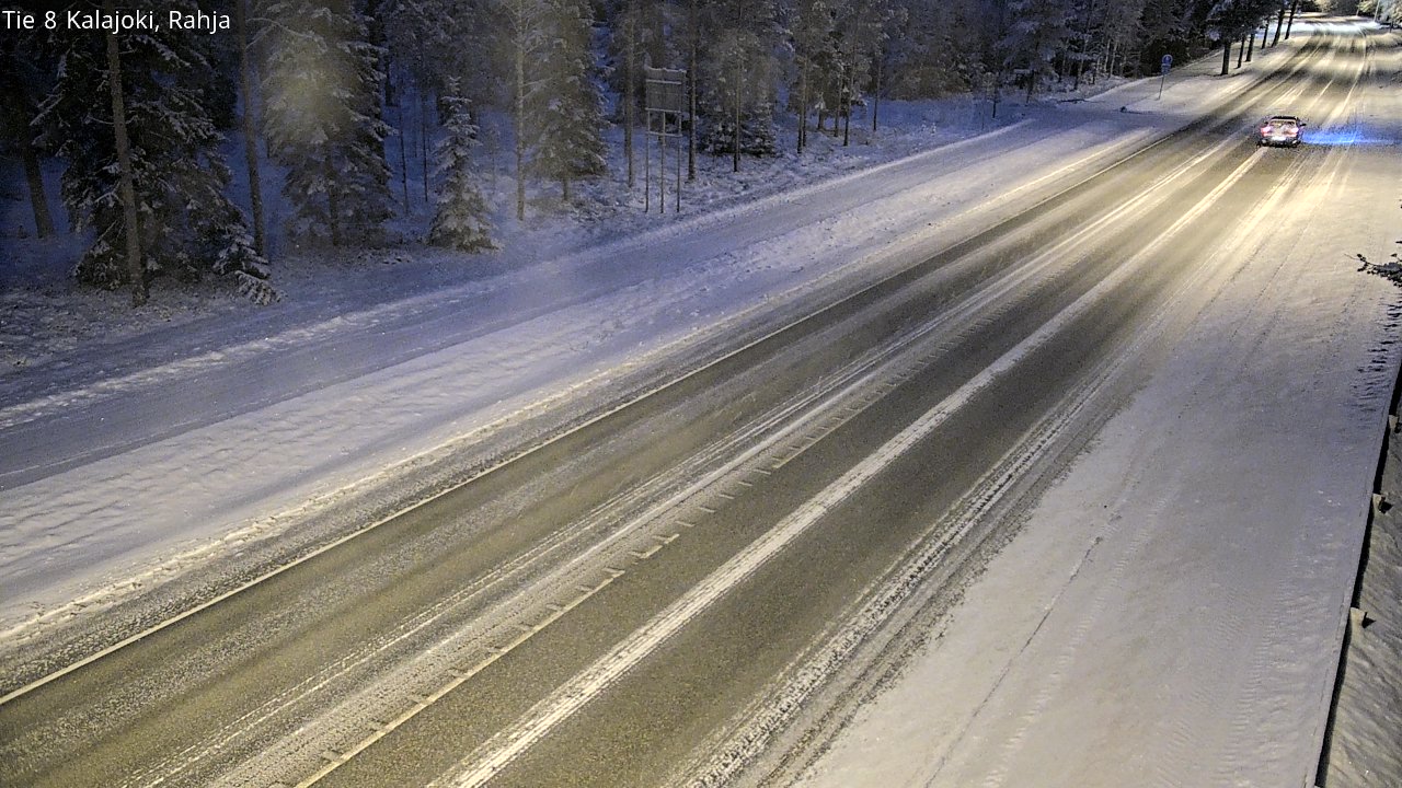 Weather Camera Image Väg 8 Kalajoki, Rahja, Kalajoki, Pohjois-Pohjanmaa