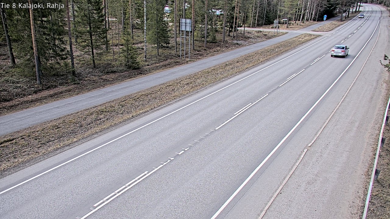 Weather Camera Image Väg 8 Kalajoki, Rahja, Kalajoki, Pohjois-Pohjanmaa