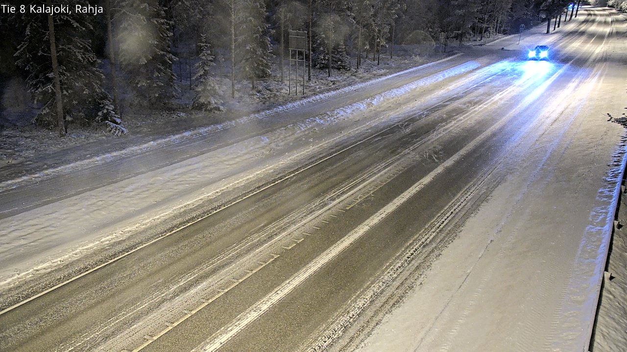Weather Camera Image Väg 8 Kalajoki, Rahja, Kalajoki, Pohjois-Pohjanmaa