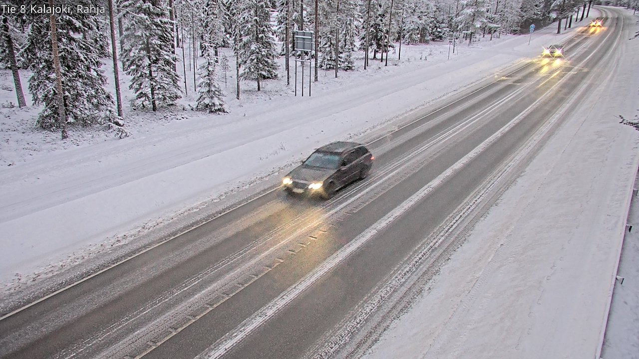 Weather Camera Image Väg 8 Kalajoki, Rahja, Kalajoki, Pohjois-Pohjanmaa