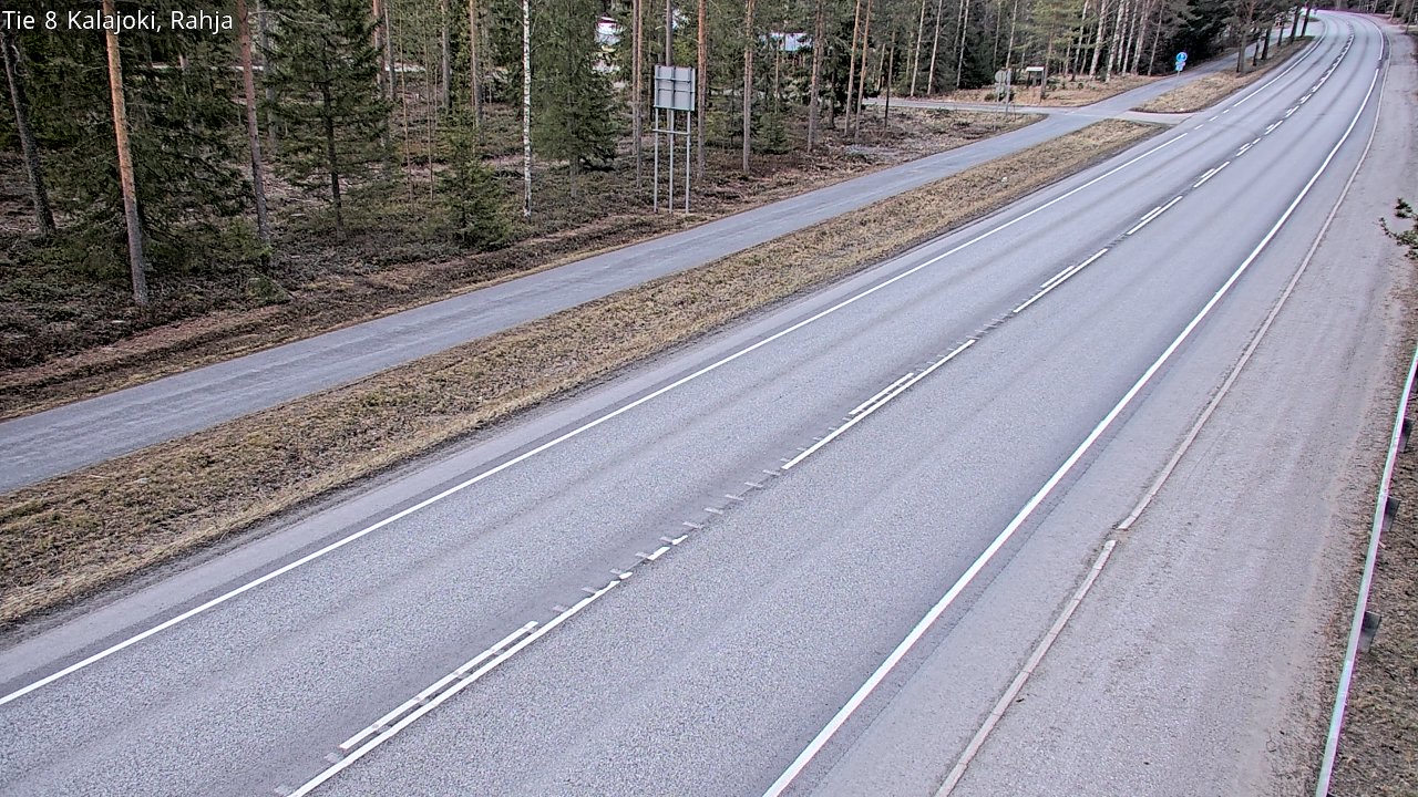 Weather Camera Image Road 8 Kalajoki, Rahja, Kalajoki, Pohjois-Pohjanmaa