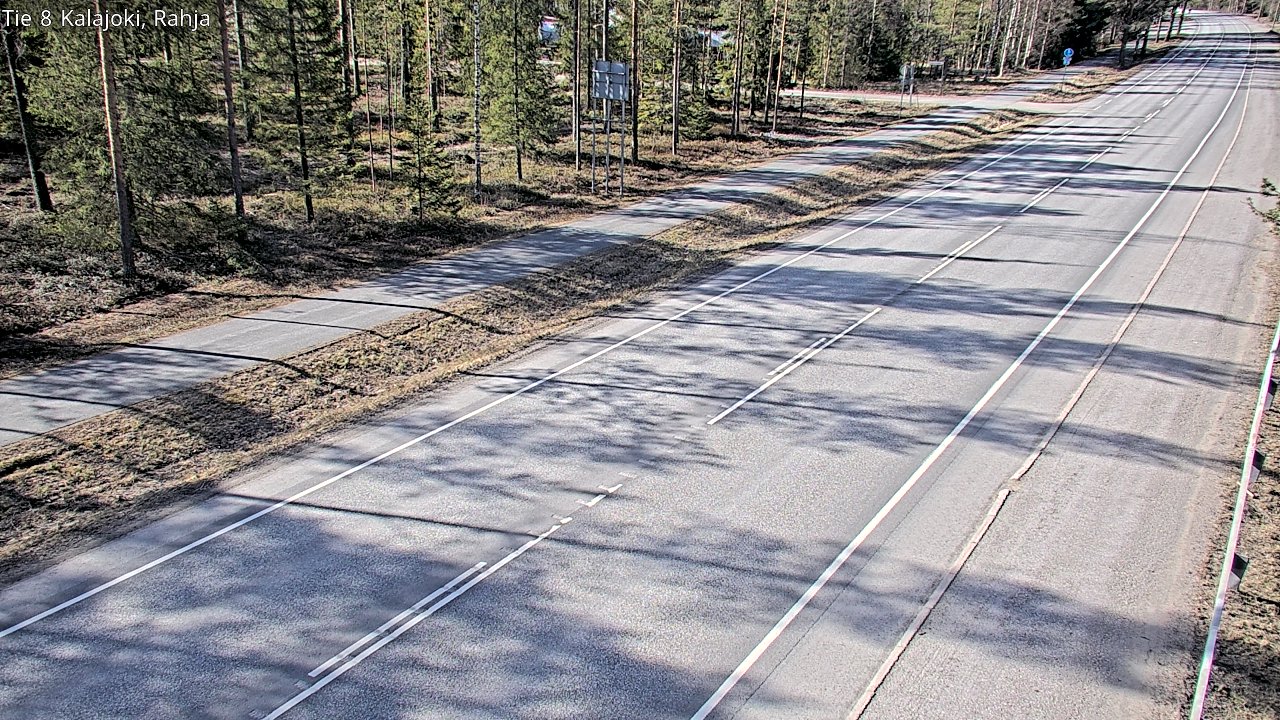 Kelikamerat Kuva Tie 8 Kalajoki, Rahja, Kalajoki, Pohjois-Pohjanmaa