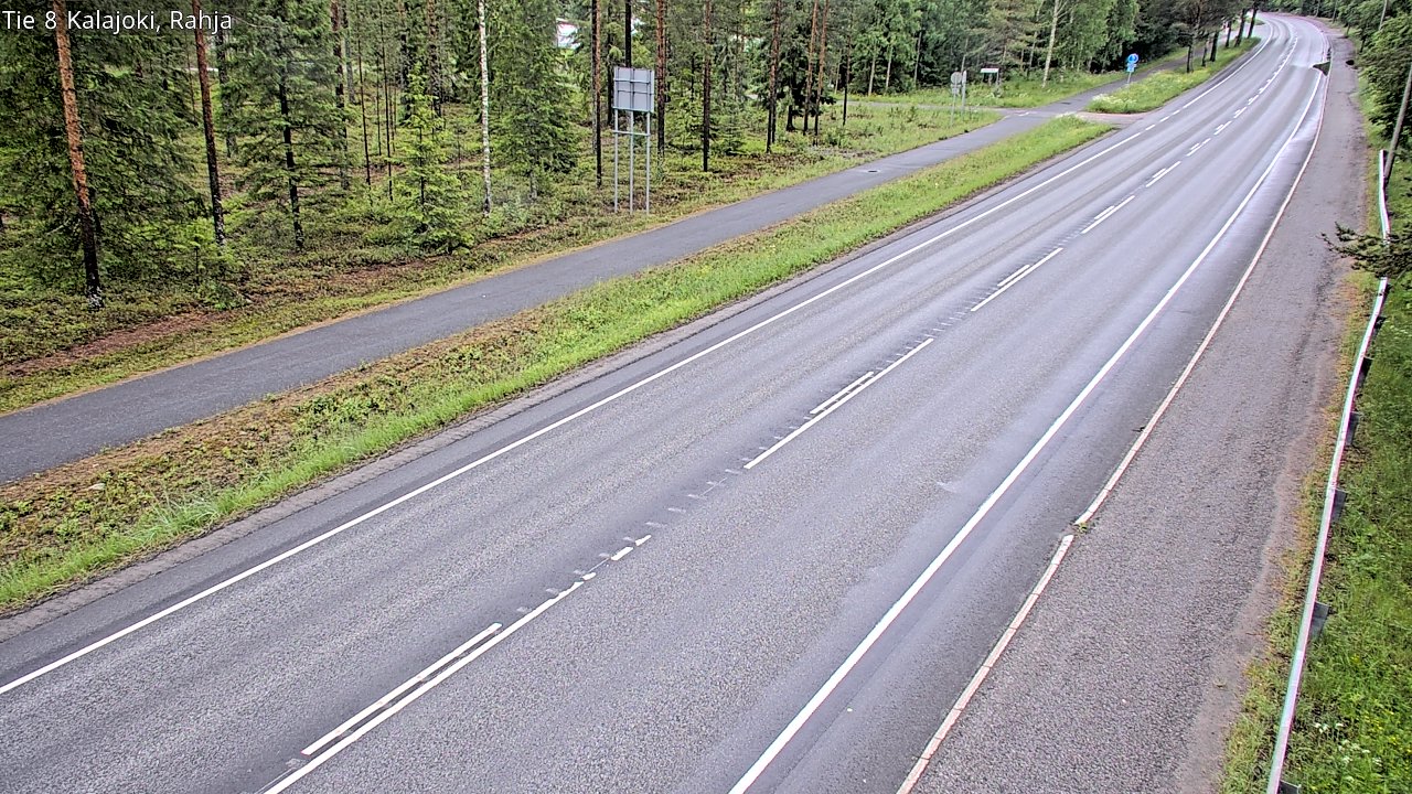 Weather Camera Image Väg 8 Kalajoki, Rahja, Kalajoki, Pohjois-Pohjanmaa