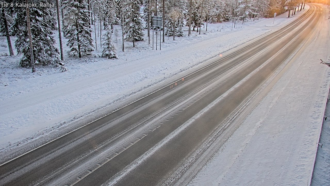 Weather Camera Image Road 8 Kalajoki, Rahja, Kalajoki, Pohjois-Pohjanmaa