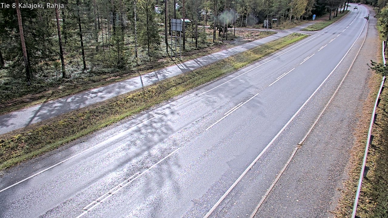 Weather Camera Image Väg 8 Kalajoki, Rahja, Kalajoki, Pohjois-Pohjanmaa