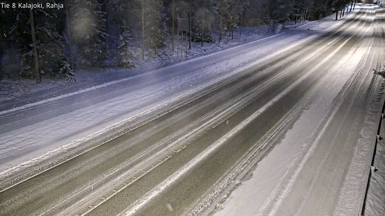 Kelikamerat Kuva Tie 8 Kalajoki, Rahja, Kalajoki, Pohjois-Pohjanmaa