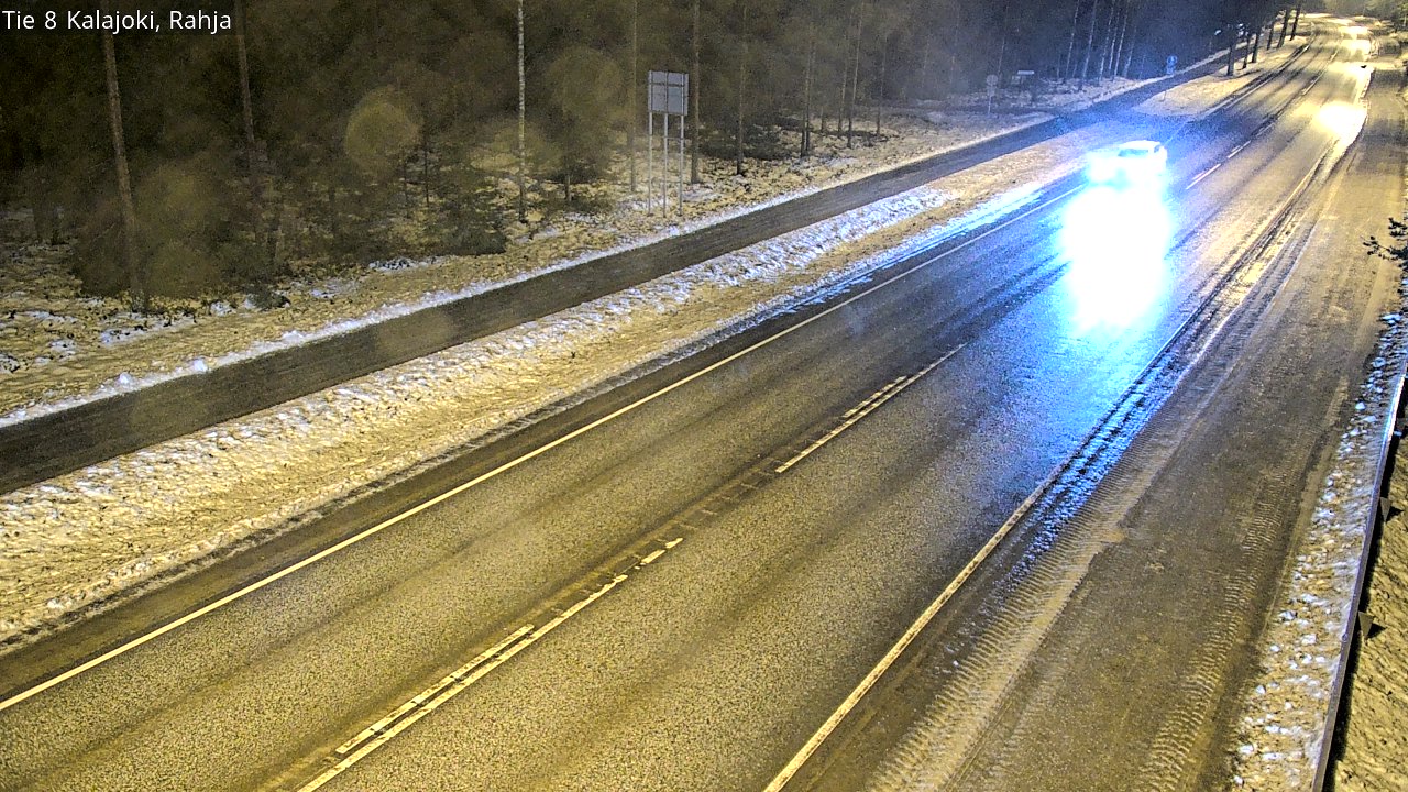 Weather Camera Image Väg 8 Kalajoki, Rahja, Kalajoki, Pohjois-Pohjanmaa