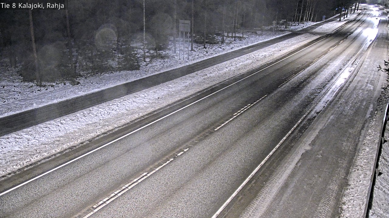 Weather Camera Image Väg 8 Kalajoki, Rahja, Kalajoki, Pohjois-Pohjanmaa