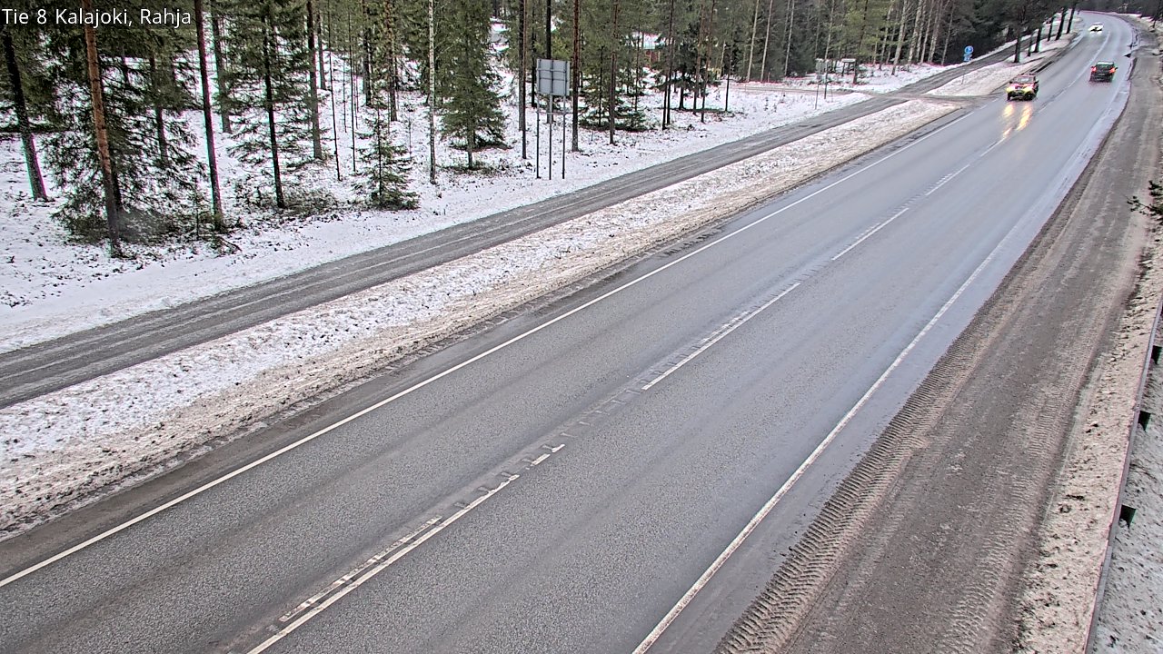 Weather Camera Image Väg 8 Kalajoki, Rahja, Kalajoki, Pohjois-Pohjanmaa