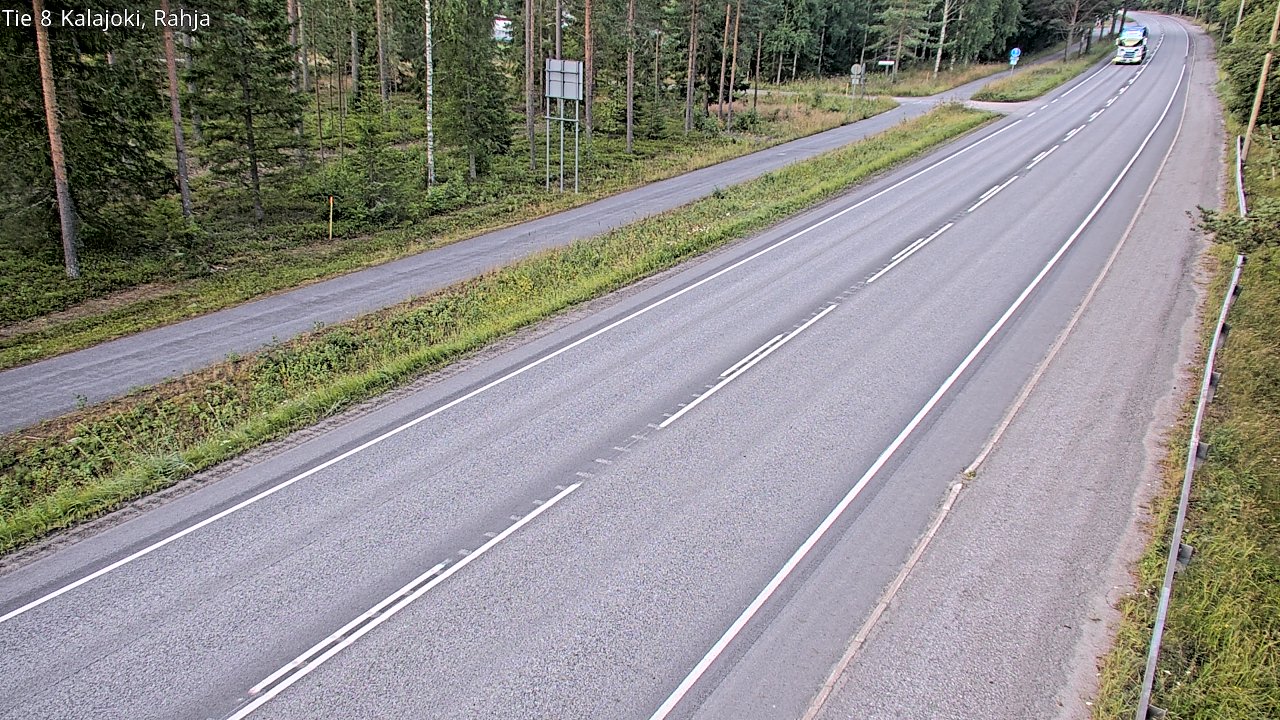 Weather Camera Image Road 8 Kalajoki, Rahja, Kalajoki, Pohjois-Pohjanmaa