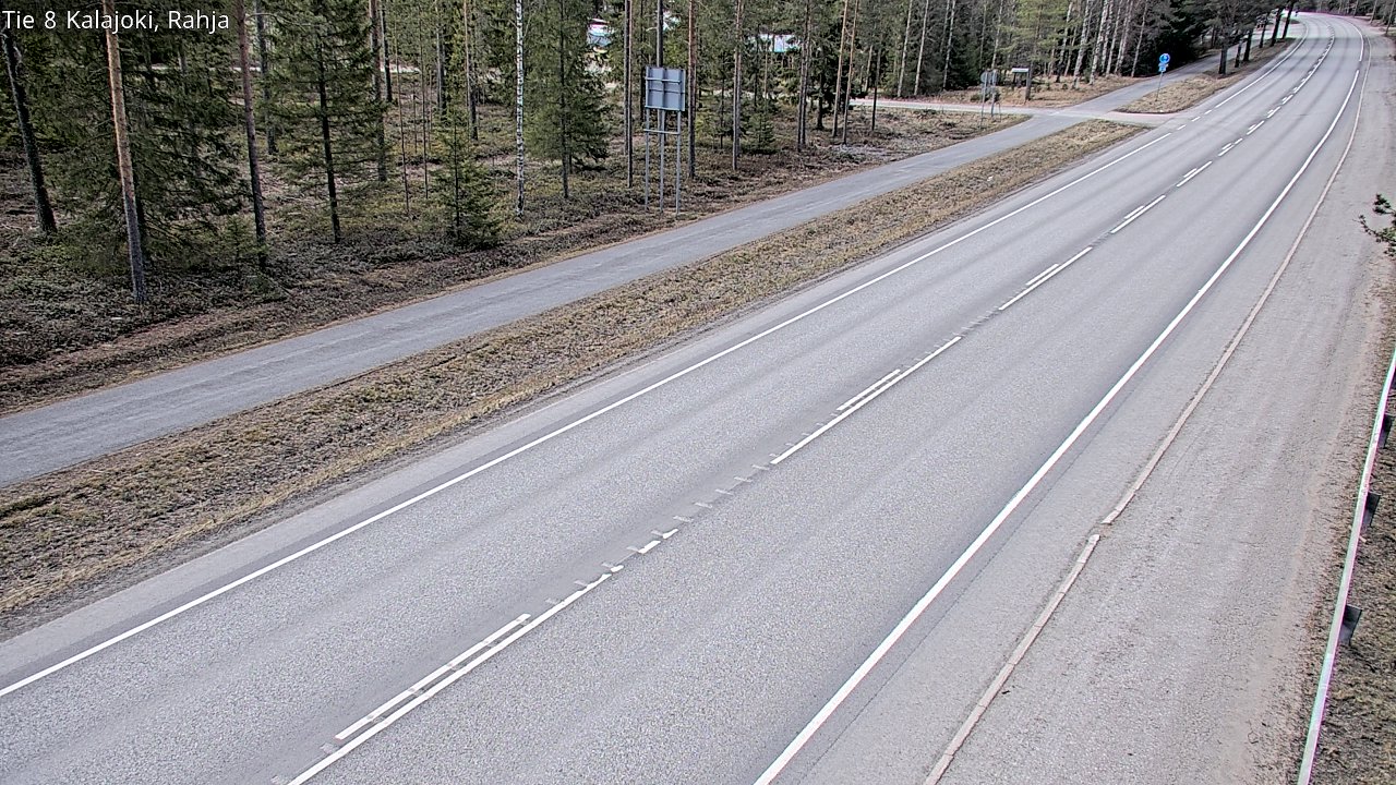 Weather Camera Image Väg 8 Kalajoki, Rahja, Kalajoki, Pohjois-Pohjanmaa
