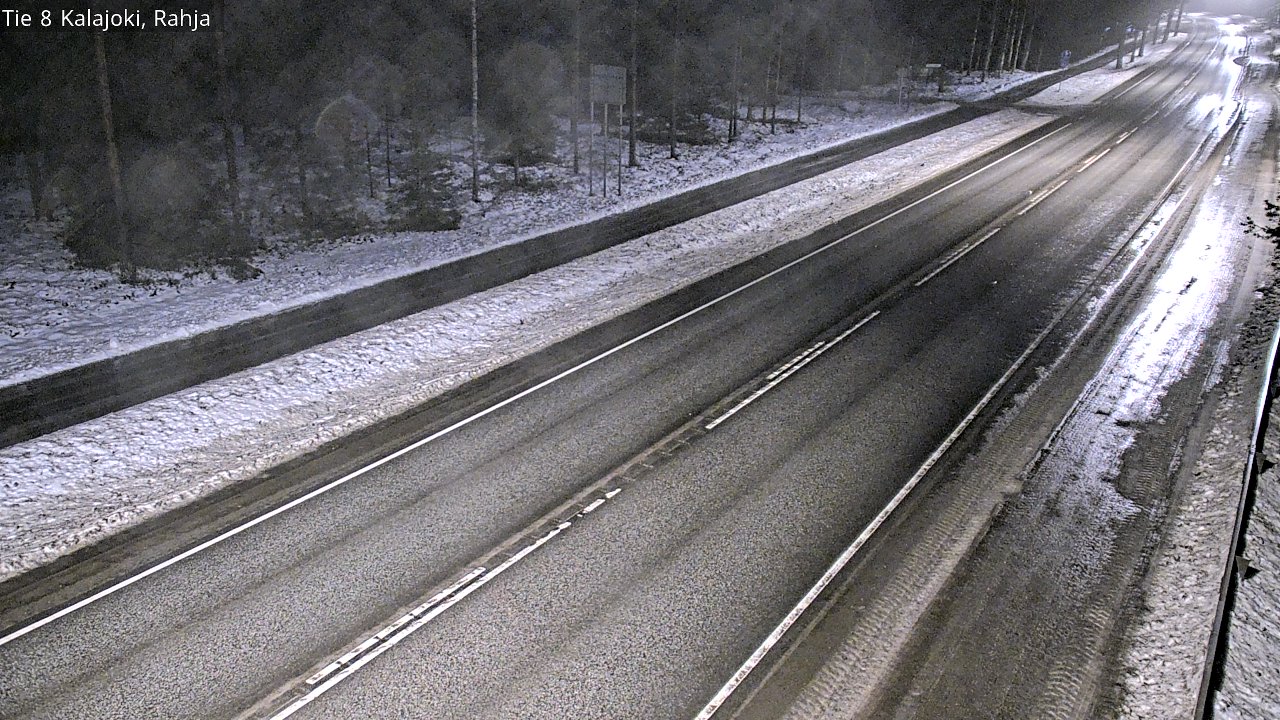Weather Camera Image Väg 8 Kalajoki, Rahja, Kalajoki, Pohjois-Pohjanmaa