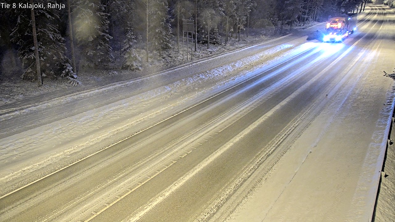 Weather Camera Image Road 8 Kalajoki, Rahja, Kalajoki, Pohjois-Pohjanmaa
