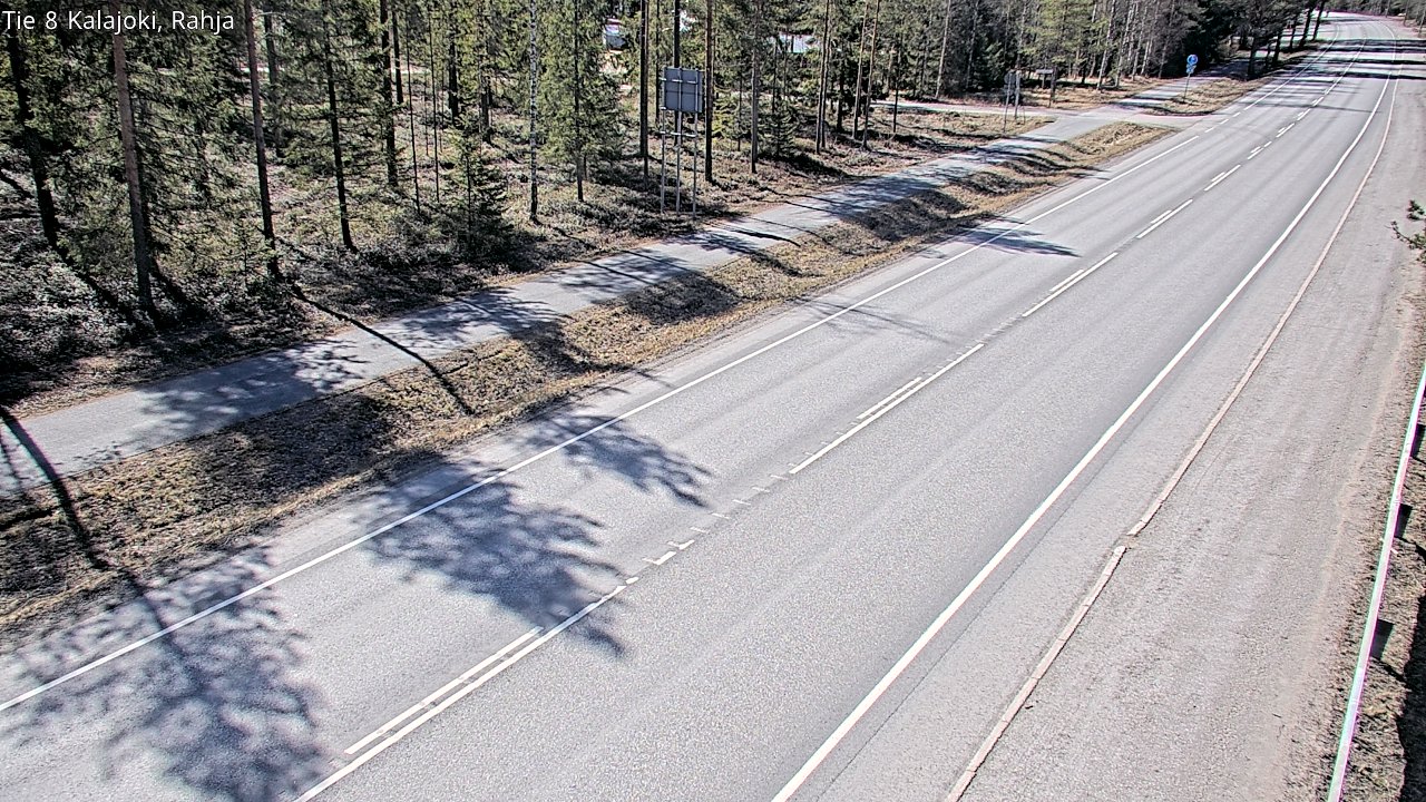 Kelikamerat Kuva Tie 8 Kalajoki, Rahja, Kalajoki, Pohjois-Pohjanmaa