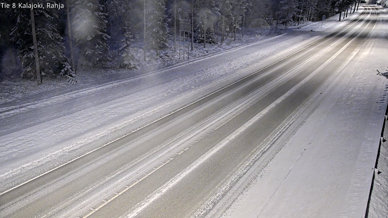 Weather Camera Image Road 8 Kalajoki, Rahja, Kalajoki, Pohjois-Pohjanmaa