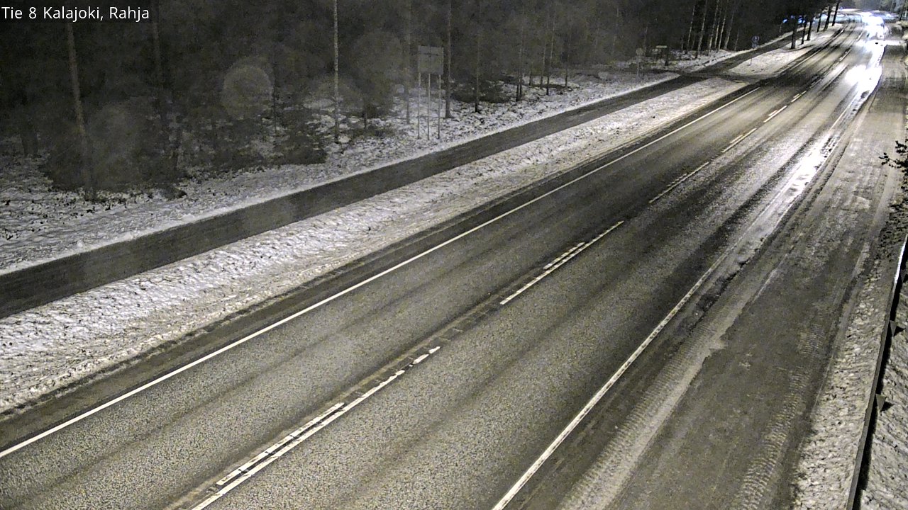 Weather Camera Image Väg 8 Kalajoki, Rahja, Kalajoki, Pohjois-Pohjanmaa