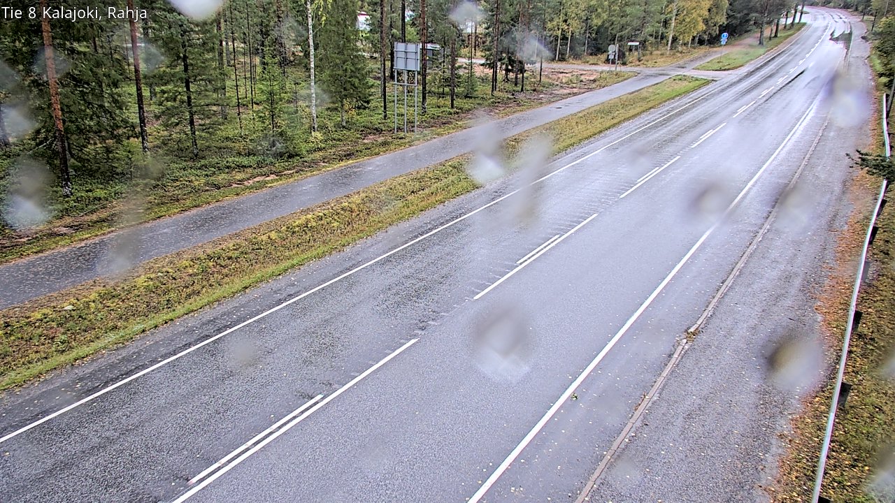 Weather Camera Image Väg 8 Kalajoki, Rahja, Kalajoki, Pohjois-Pohjanmaa