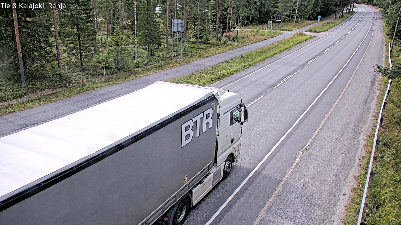 Weather Camera Image Road 8 Kalajoki, Rahja, Kalajoki, Pohjois-Pohjanmaa