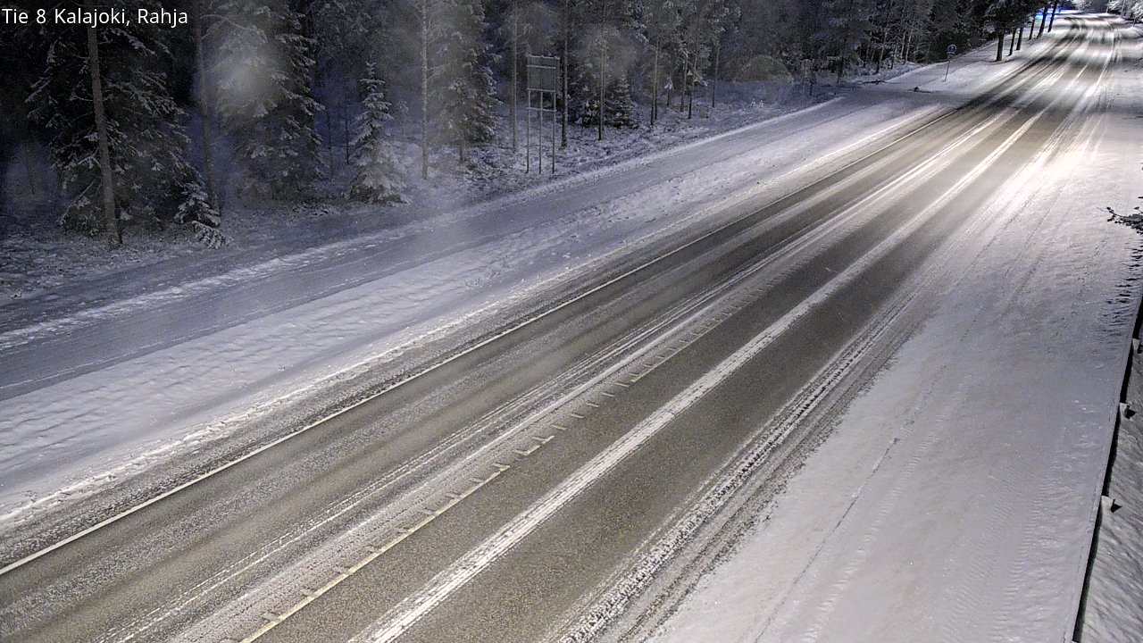 Weather Camera Image Väg 8 Kalajoki, Rahja, Kalajoki, Pohjois-Pohjanmaa