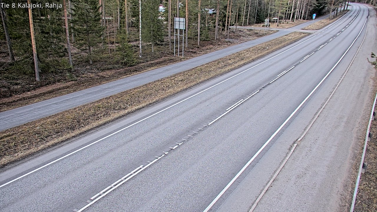 Kelikamerat Kuva Tie 8 Kalajoki, Rahja, Kalajoki, Pohjois-Pohjanmaa