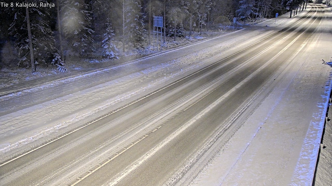 Weather Camera Image Road 8 Kalajoki, Rahja, Kalajoki, Pohjois-Pohjanmaa