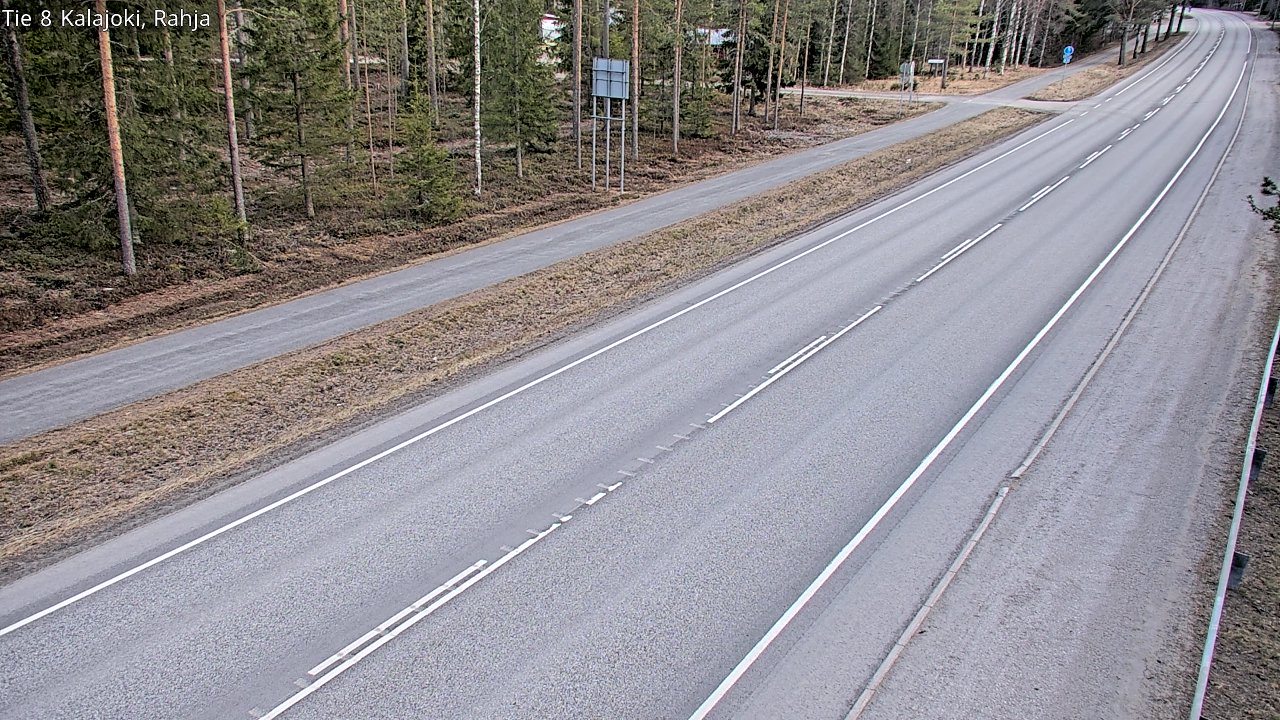 Kelikamerat Kuva Tie 8 Kalajoki, Rahja, Kalajoki, Pohjois-Pohjanmaa
