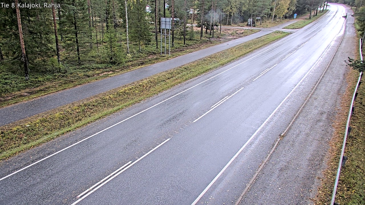 Weather Camera Image Väg 8 Kalajoki, Rahja, Kalajoki, Pohjois-Pohjanmaa