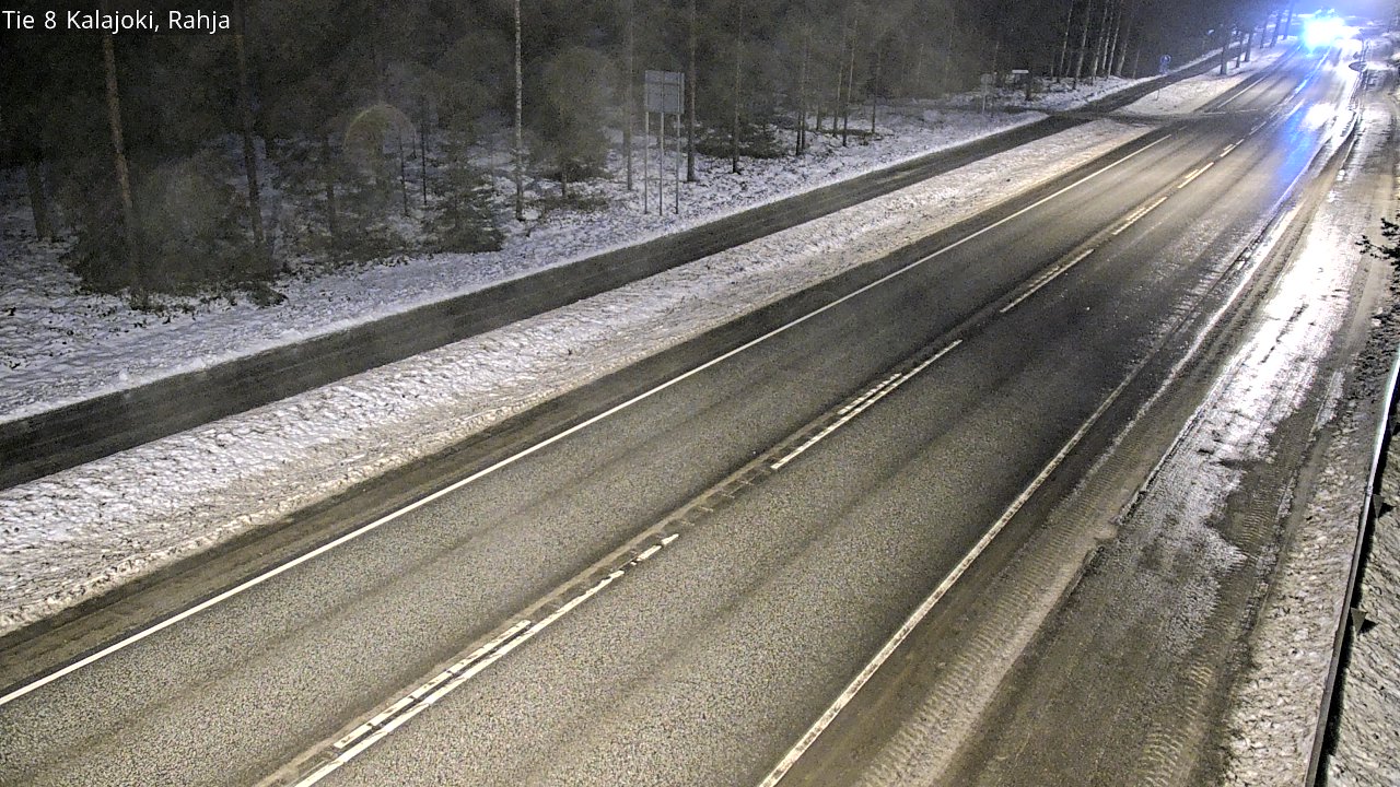 Weather Camera Image Väg 8 Kalajoki, Rahja, Kalajoki, Pohjois-Pohjanmaa