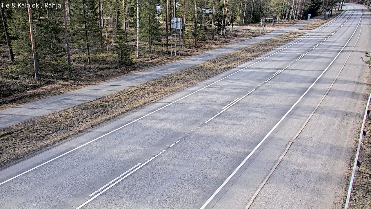 Kelikamerat Kuva Tie 8 Kalajoki, Rahja, Kalajoki, Pohjois-Pohjanmaa