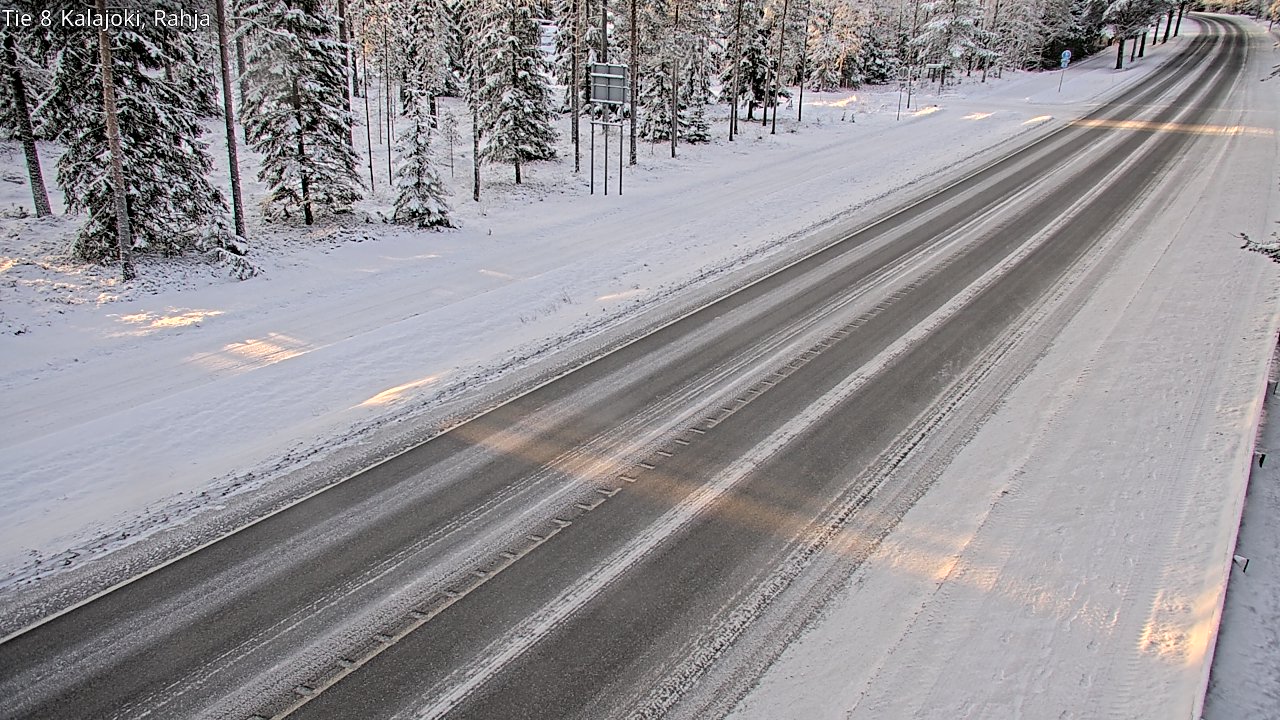 Weather Camera Image Road 8 Kalajoki, Rahja, Kalajoki, Pohjois-Pohjanmaa